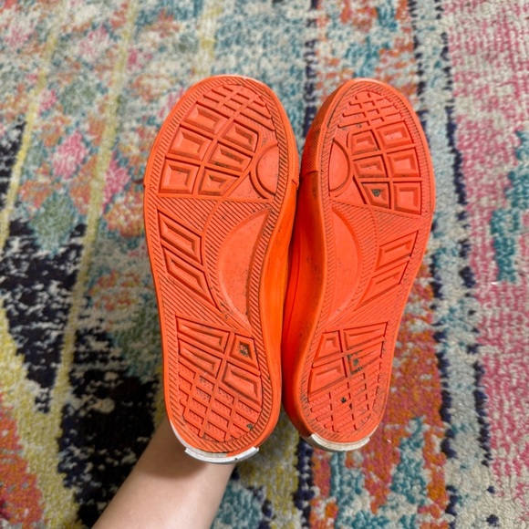 Kids Orange High-Top Sneakers size 32 - Picture 5 of 6